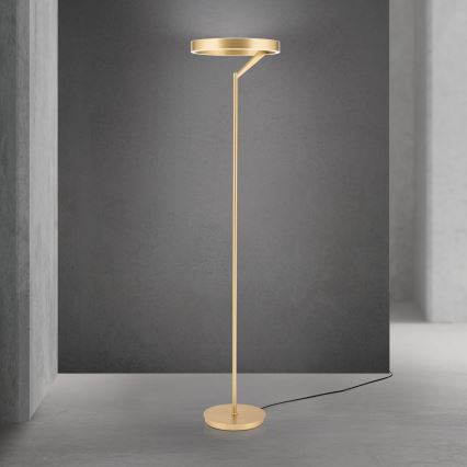 LED stoječa svetilka KOLK LED/40W/230V 2700/4000K z zatemnitvijo, zlata