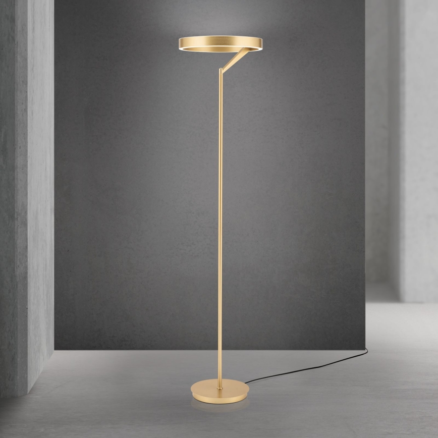 LED stoječa svetilka KOLK LED/40W/230V 2700/4000K z zatemnitvijo, zlata