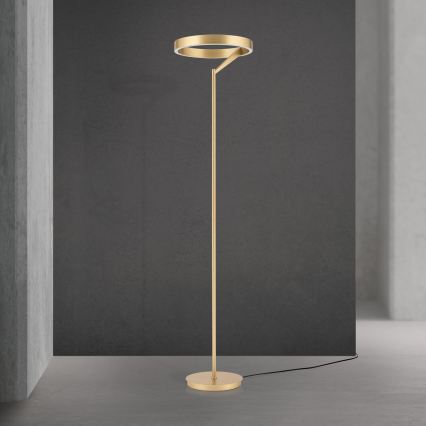 LED stoječa svetilka KOLK LED/40W/230V 2700/4000K z zatemnitvijo, zlata