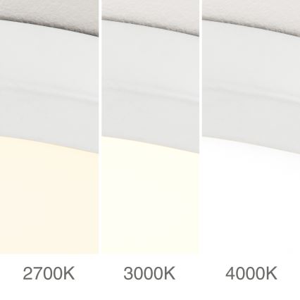 LED stropna svetilka z možnostjo zatemnitve DISC LED/30W/230V 2700/3000/4000K premer 40 cm bela