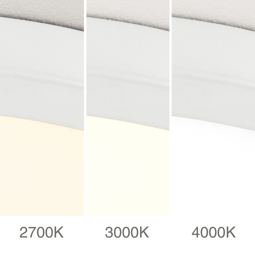 LED stropna svetilka z možnostjo zatemnitve DISC LED/30W/230V 2700/3000/4000K premer 40 cm bela