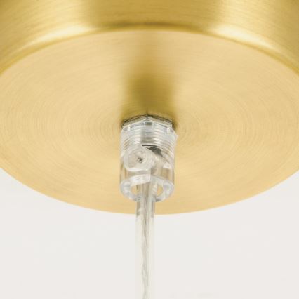 Viseči lestenec MADIS 1xE27/60W/230V, zlate barve