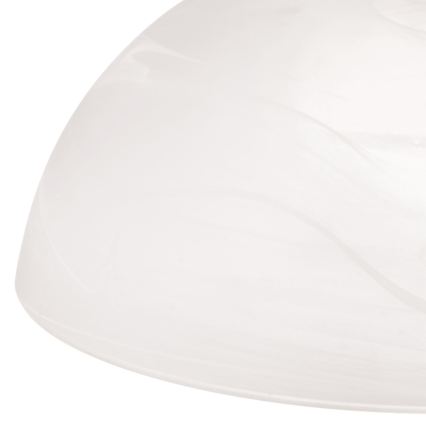 Lestenec na verigi RULA 1xE27/40W/230V premer 35 cm bela/bronza