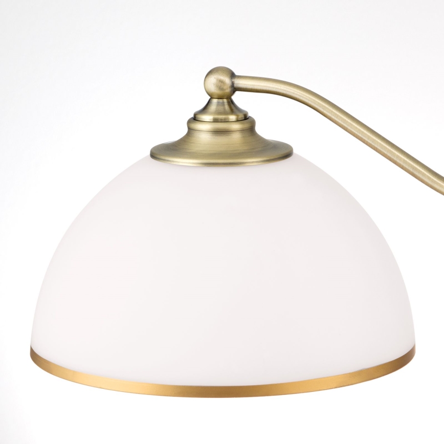 Lestenec na verigi OLD LAMP 3xE27/40W/230V pr. 65 cm bela/medenina