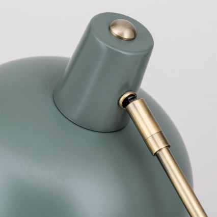 Namizna svetilka FEDRA 1xE14/40W/230V mentolna/mesing