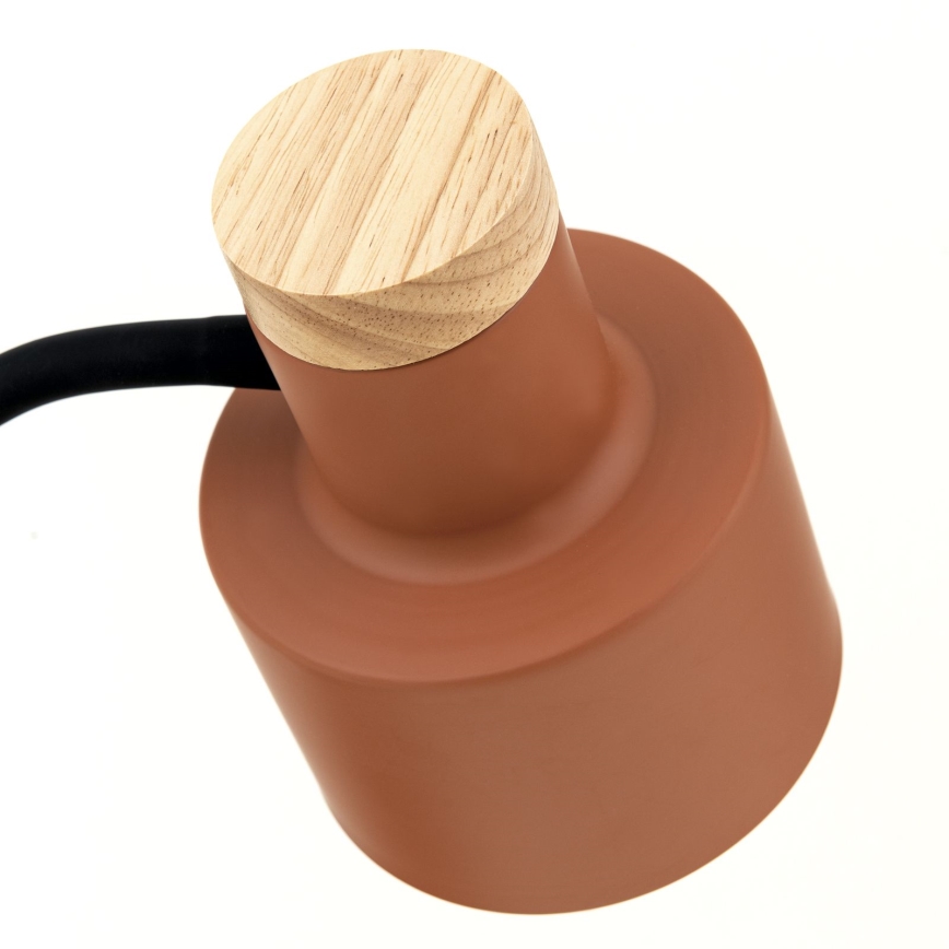 Namizna svetilka GILI 1xE27/40W/230V opečnata