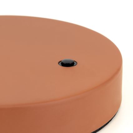 Namizna svetilka GILI 1xE27/40W/230V opečnata