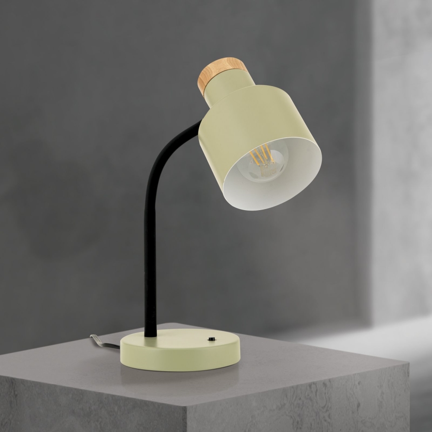 Namizna svetilka GILI 1xE27/40W/230V zelena