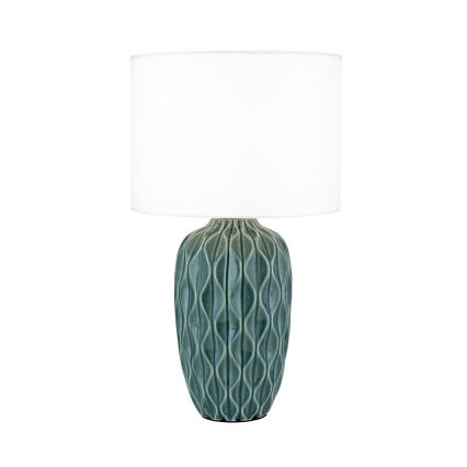 Namizna svetilka TORTUGA 1xE27/40W/230V zelena/bela