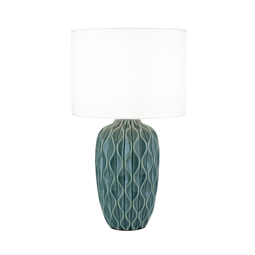 Namizna svetilka TORTUGA 1xE27/40W/230V zelena/bela