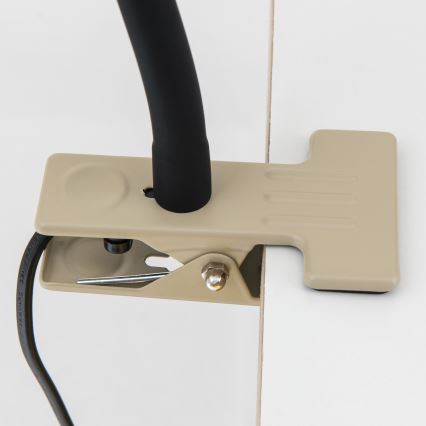 Fleksibilna namizna svetilka s sponko DOTTY 1xGU10/10W/230V bež/črna