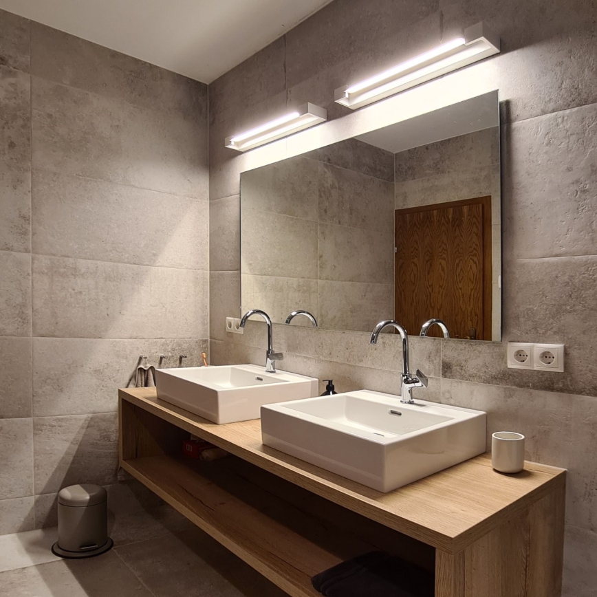 LED Kopalniška luč za osvetlitev ogledala MARILYN LED/18W/230V 60 cm IP44 bela