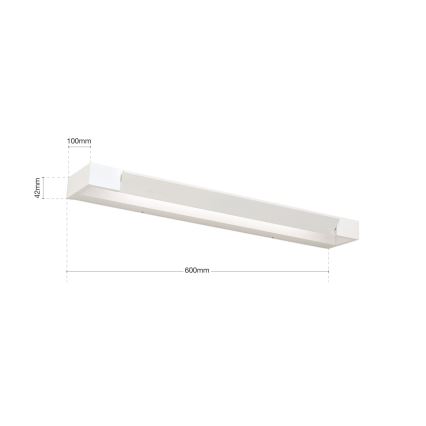 LED Kopalniška luč za osvetlitev ogledala MARILYN LED/18W/230V 60 cm IP44 bela