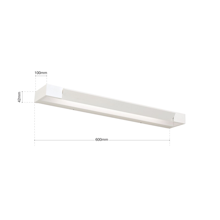 LED Kopalniška luč za osvetlitev ogledala MARILYN LED/18W/230V 60 cm IP44 bela