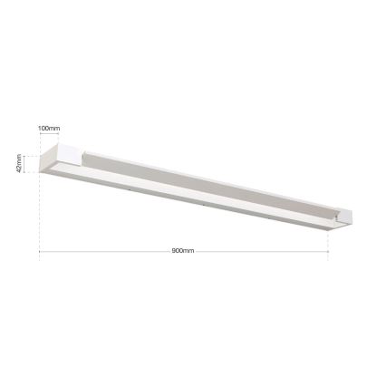 LED Kopalniška luč za osvetlitev ogledala MARILYN LED/24W/230V 90 cm IP44 bela