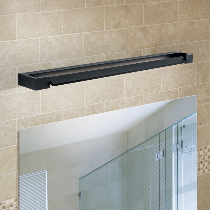 LED Kopalniška luč za osvetlitev ogledala MARILYN LED/24W/230V 90 cm IP44 črna