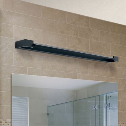 LED Kopalniška luč za osvetlitev ogledala MARILYN LED/24W/230V 90 cm IP44 črna