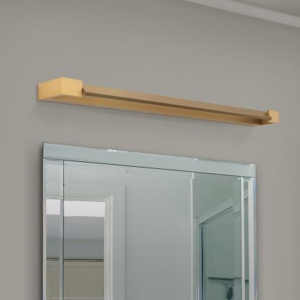 LED Kopalniška luč za osvetlitev ogledala MARILYN LED/24W/230V 90 cm IP44 zlata