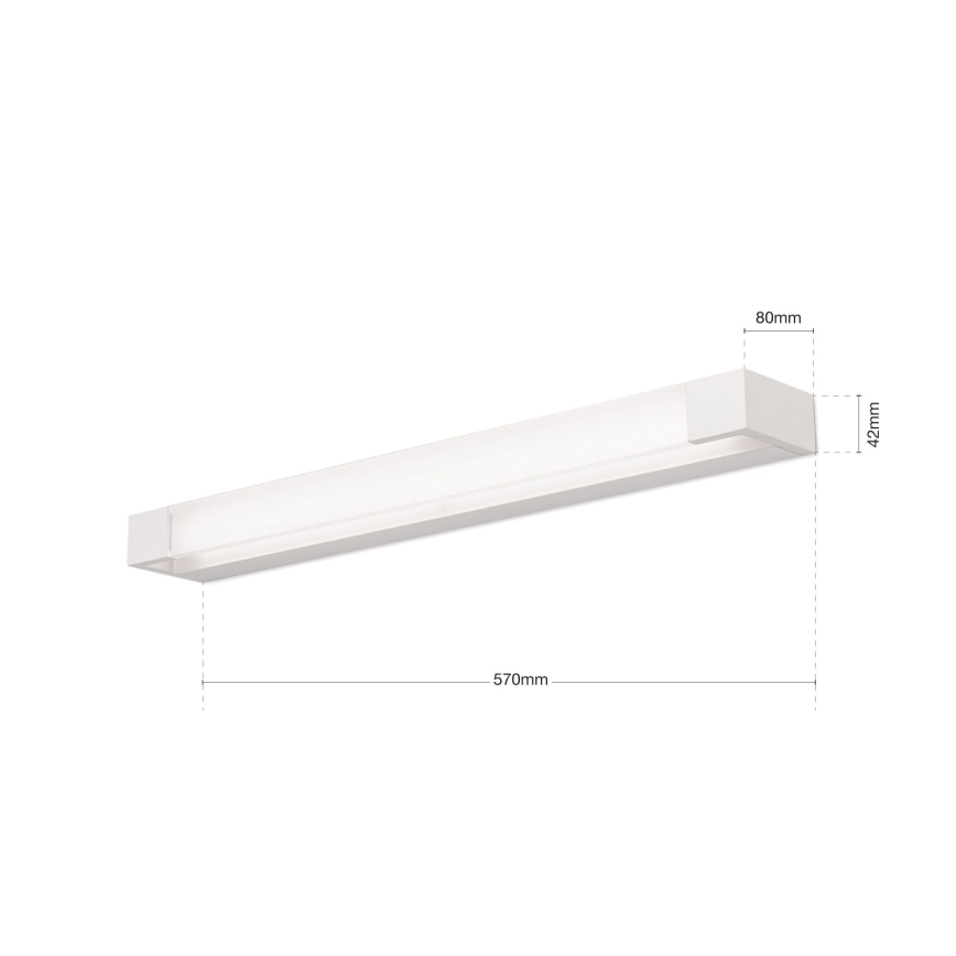 LED Kopalniška luč za osvetlitev ogledala MARILYN LED/21W/230V 57 cm IP44 bela