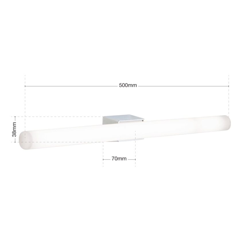 LED Stenska svetilka VISAGIST 1xS14d/8W/230V bela