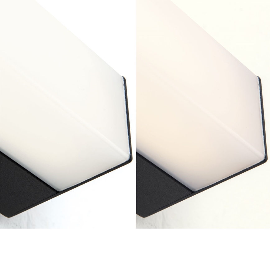 LED Kopalniška luč za osvetlitev ogledala HORIZON LED/12W/230V 3000/4000K 60 cm IP44 črna