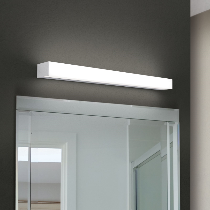 LED Kopalniška luč za osvetlitev ogledala HORIZON LED/12W/230V 3000/4000K 60 cm IP44 srebrna