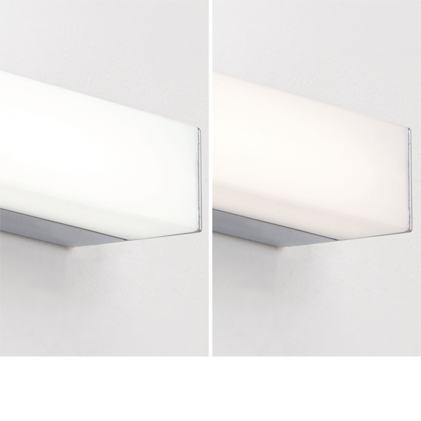 LED Kopalniška luč za osvetlitev ogledala HORIZON LED/12W/230V 3000/4000K 60 cm IP44 srebrna