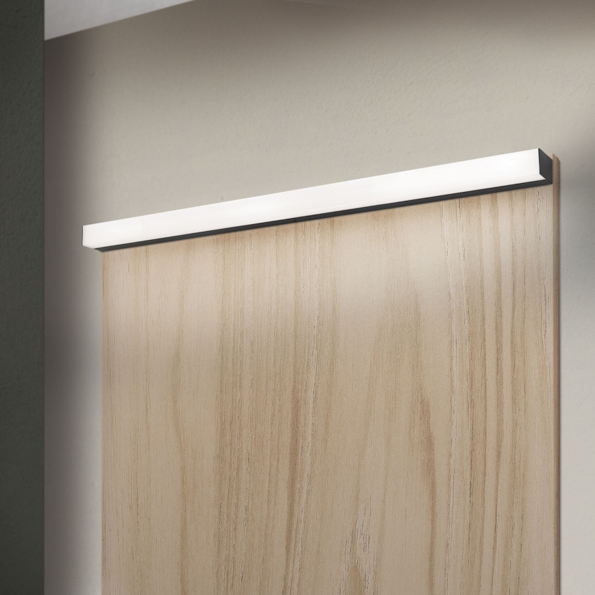 LED Kopalniška luč za osvetlitev ogledala HORIZON LED/18W/230V 3000/4000K 90 cm IP44 črna