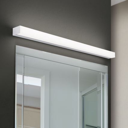 LED Kopalniška luč za osvetlitev ogledala HORIZON LED/18W/230V 3000/4000K 90 cm IP44 srebrna