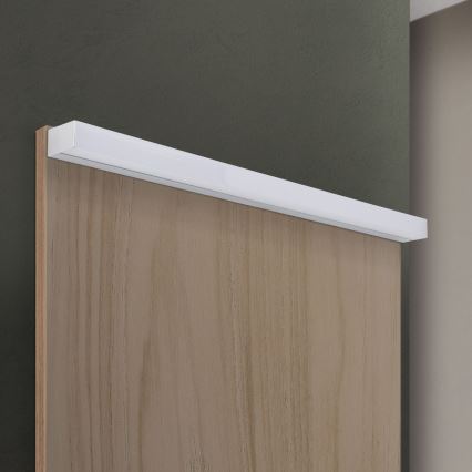 LED Kopalniška luč za osvetlitev ogledala HORIZON LED/18W/230V 3000/4000K 90 cm IP44 srebrna