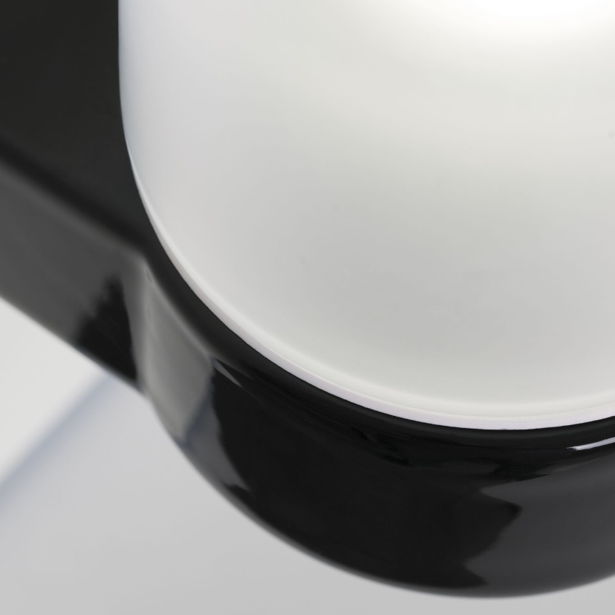 Stenska svetilka OSTIA 1xE27/40W/230V črna