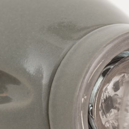 Stensko svetilo FROST 1xE27/60W/230V sivo