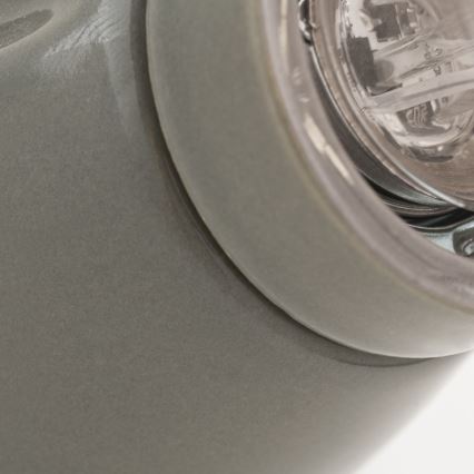 Stensko svetilo FROST 1xE27/60W/230V sivo