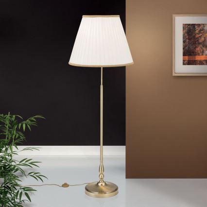 Talna svetilka TONIA 2xE27/60W/230V 154 cm bela/bron