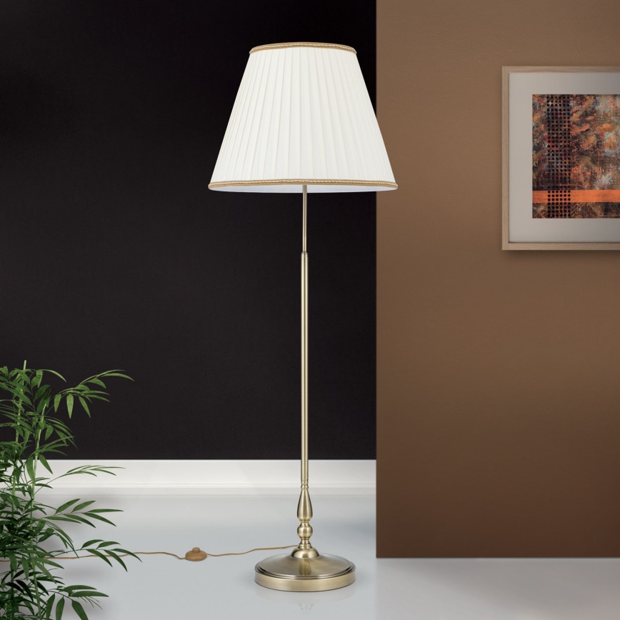 Talna svetilka TONIA 2xE27/60W/230V 154 cm bela/bron