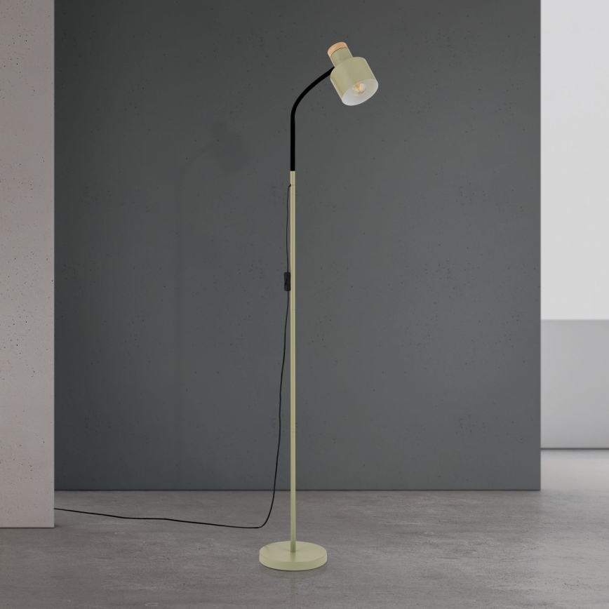 Stoječa svetilka GILI 1xE27/40W/230V zelena