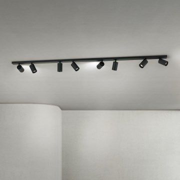 Orion - stropna reflektorska svetilka SEAN 8xGU10/13W/230V črna