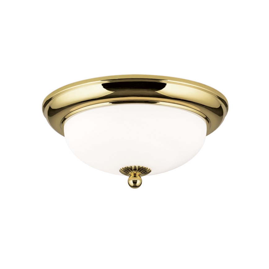 Stropna svetilka EMPIRA 2xE14/40W/230V Ø 26,5 cm zlata