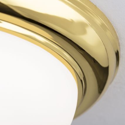 Stropna svetilka EMPIRA 2xE14/40W/230V Ø 26,5 cm zlata