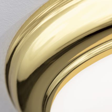 Stropna svetilka EMPIRA 2xE27/40W/230V, premer 35,5 cm, zlata