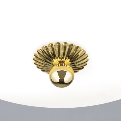 Stropna svetilka EMPIRA 2xE27/40W/230V, premer 35,5 cm, zlata