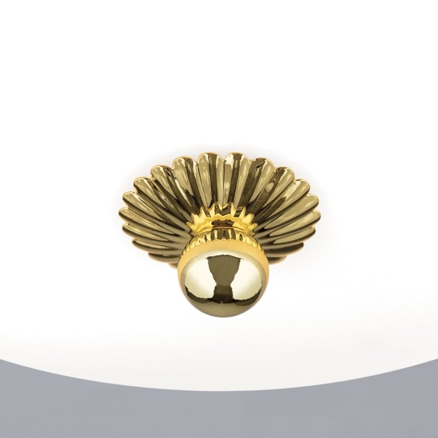 Stropna svetilka EMPIRA 2xE27/40W/230V, premer 35,5 cm, zlata