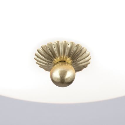 Stropna svetilka EMPIRA 2xE27/40W/230V, premer 35,5 cm, medenina