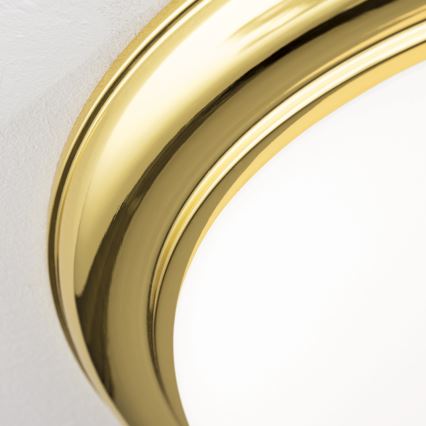 Stropna svetilka EMPIRA 3xE27/40W/230V, premer 48 cm, zlata