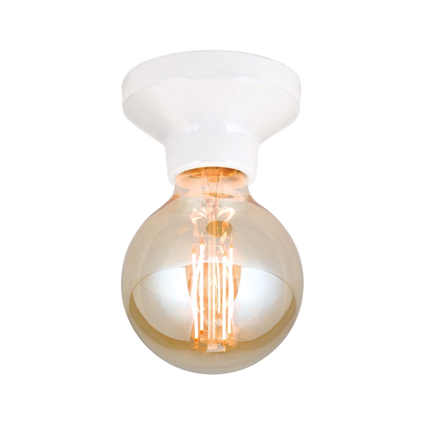 Stropna svetilka FROST 1xE27/60W/230V bela