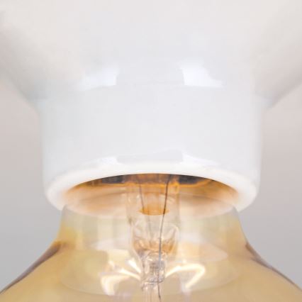 Stropna svetilka FROST 1xE27/60W/230V bela