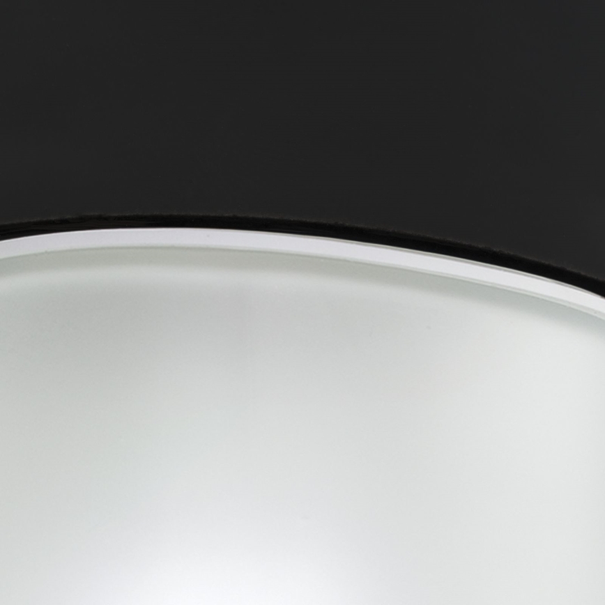 Stropna svetilka OSTIA 1xE27/40W/230V premer 9,8 cm črna