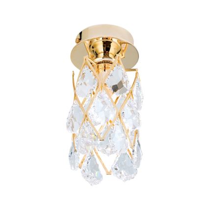 Stropna svetilka RITA 1xG9/40W/230V, Ø 9 cm, zlata