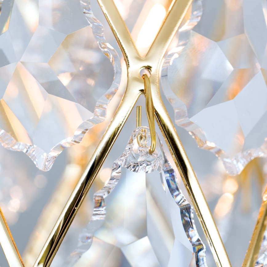 Stropna svetilka RITA 1xG9/40W/230V, Ø 9 cm, zlata