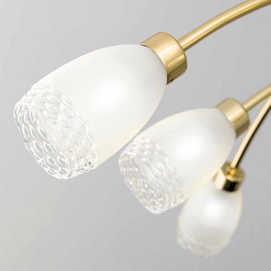 Lestenec na drogu CARLA 8xG9/28W/230V zlata